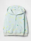 Gap Baby & Toddler Vintagesoft Logo Zip Hoodie In Azul Blue