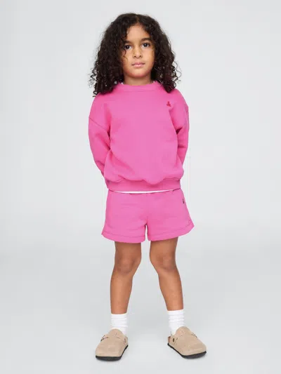 Gap Kids' Baby & Toddler Vintagesoft Washed Pull-on Shorts In Standout Pink