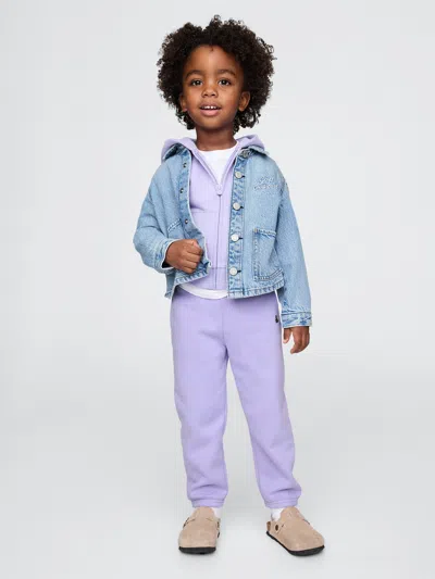 Gap Kids' Baby & Toddler Vintagesoft Relaxed Joggers In Warm Violet