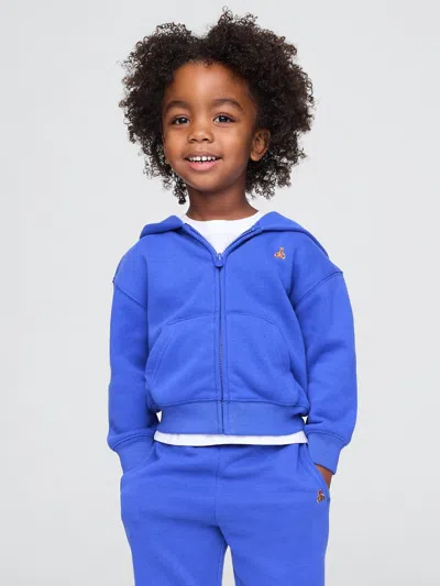 Gap Kids' Baby & Toddler Vintagesoft Zip Hoodie In Dazzling Blue