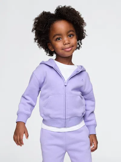 Gap Kids' Baby & Toddler Vintagesoft Zip Hoodie In Warm Violet