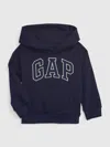 Gap Toddler  Arch Logo Hoodie In Dark Night Blue