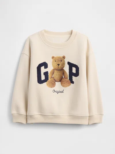 Gap Kids' Baby & Toddler Vintagesoft Bear Logo Sweatshirt In Neutral