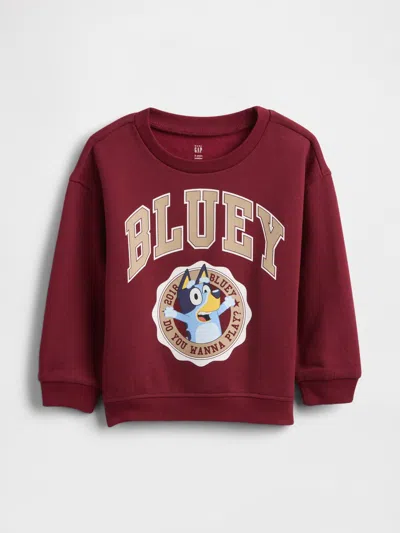Gap Baby & Toddler Vintagesoft Bluey Graphic Sweatshirt In Red
