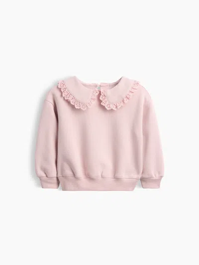 Gap Baby & Toddler Vintagesoft Collared Sweatshirt In Pink