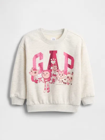 Gap Baby & Toddler Vintagesoft Gabby Cat Logo Sweatshirt In Gray