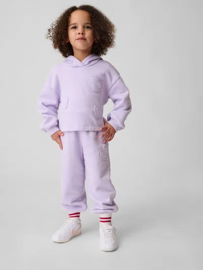 Gap Baby & Toddler Vintagesoft Hoodie Outfit Set In Purple