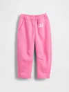Gap Baby & Toddler Vintagesoft Logo Barrel Sweatpants In Animal Print