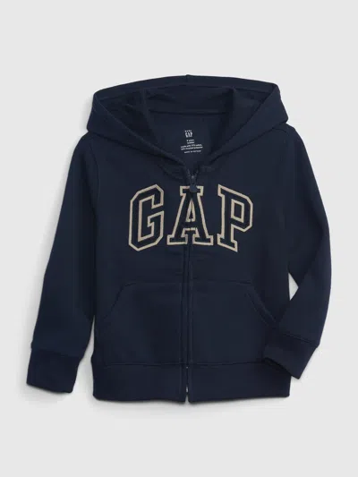 Gap Babies' Toddler  Logo Hoodie In Tapestry Navy Blue