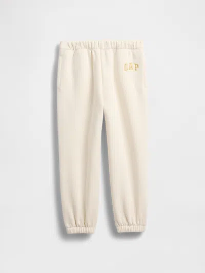 Gap Baby & Toddler Vintagesoft Logo Joggers In White