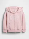 Gap Baby & Toddler Vintagesoft Logo Zip Hoodie In Pink