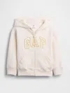 Gap Baby & Toddler Vintagesoft Logo Zip Hoodie In White