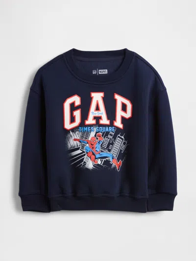 Gap Baby & Toddler Vintagesoft Marvel Logo Sweatshirt In Blue