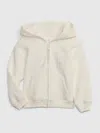 Gap Toddler Metallic  Logo Hoodie In Ivory Frost Beige