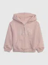 Gap Toddler Metallic  Logo Hoodie In Pink Standard