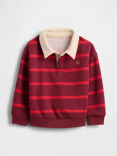 Gap Baby & Toddler Vintagesoft Polo Shirt Sweatshirt In Red