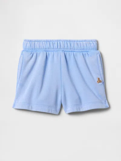 Gap Kids' Baby & Toddler Vintagesoft Washed Pull-on Shorts In Shirting Blue
