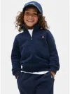 Gap Baby & Toddler Vintagesoft Quarter-zip Pullover In Blue