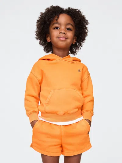 Gap Kids' Baby & Toddler Vintagesoft Relaxed Hoodie In Ripe Orange