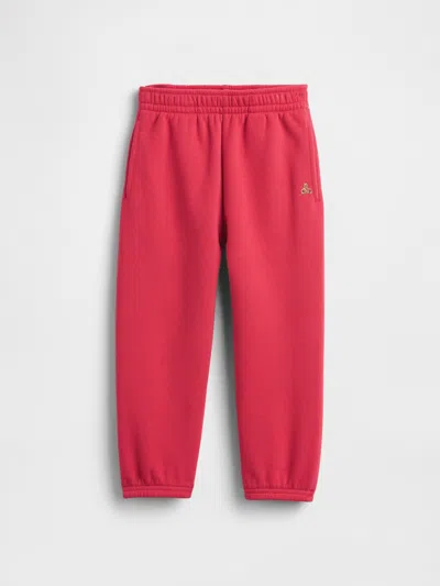 Gap Kids' Baby & Toddler Vintagesoft Relaxed Joggers In Red