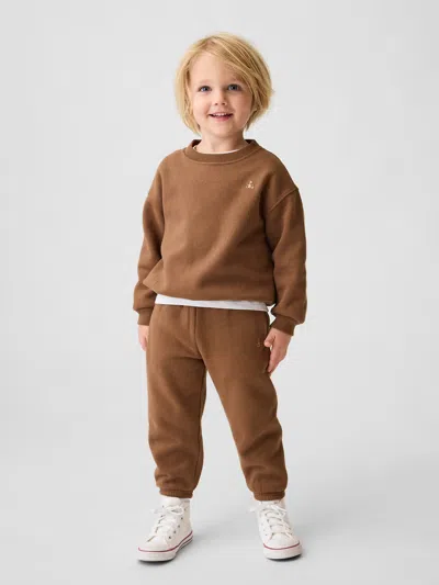 Gap Kids' Baby & Toddler Vintagesoft Relaxed Joggers In Brown