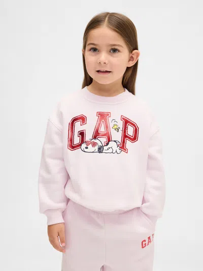 Gap Baby & Toddler Vintagesoft Snoopy Sweatshirt In Pink