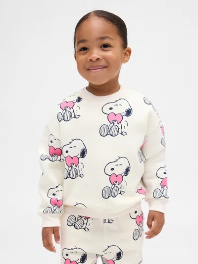 Gap Baby & Toddler Vintagesoft Snoopy Sweatshirt In White