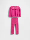 Gap Baby & Toddler Vintagesoft Sweatshirt & Leggings Set In Pink
