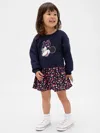 Gap Baby & Toddler Vintagesoft Sweatshirt Dress In Blue