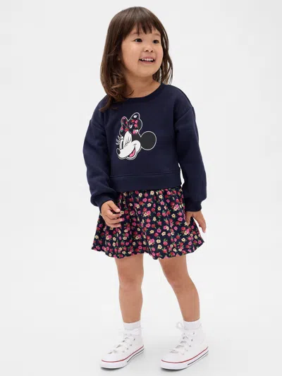 Gap Baby & Toddler Vintagesoft Sweatshirt Dress In Blue