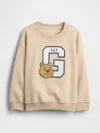 Gap Baby & Toddler Vintagesoft Varsity Bear Sweatshirt In Brown