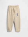 Gap Baby & Toddler Vintagesoft Varsity Logo Joggers In Brown