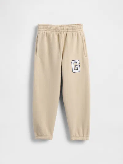 Gap Baby & Toddler Vintagesoft Varsity Logo Joggers In Brown