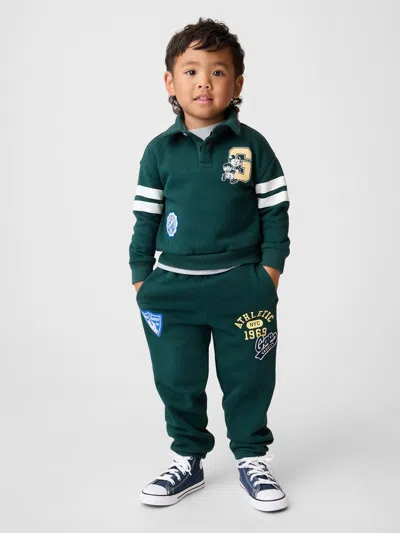 Gap Baby & Toddler Vintagesoft Varsity Logo Sweatpants In District Green