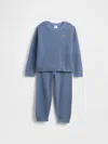Gap Baby & Toddler Waffle Sweater Outfit Set In Blue