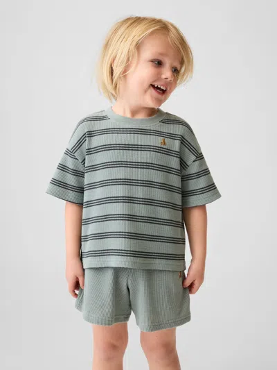 Gap Kids' Baby & Toddler Waffle T-shirt In Green