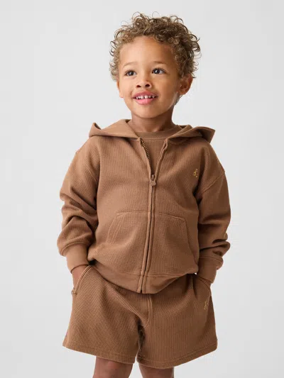 Gap Kids' Baby & Toddler Waffle Zip Hoodie