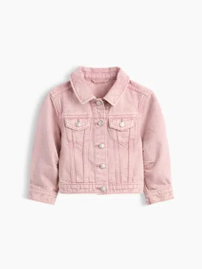 Gap Baby & Toddler Washed Denim Jacket In Pink