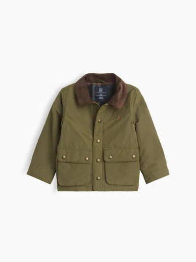Gap Baby & Toddler Waxed Jacket In Green