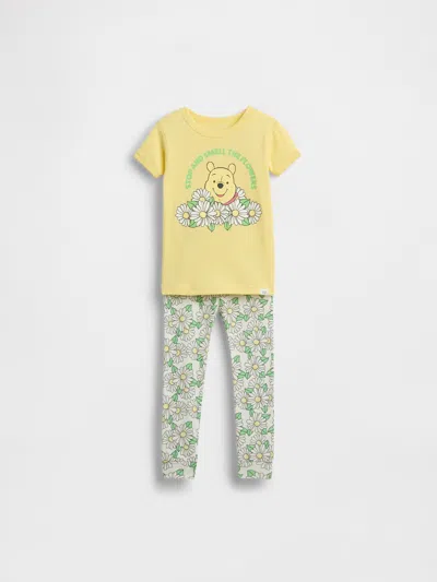 Gap Baby & Toddler Winnie The Pooh Organic Brushed Cotton Pj Set In White
