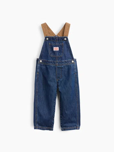 Gap Baby & Toddler Workwear Overalls In Dark Wash