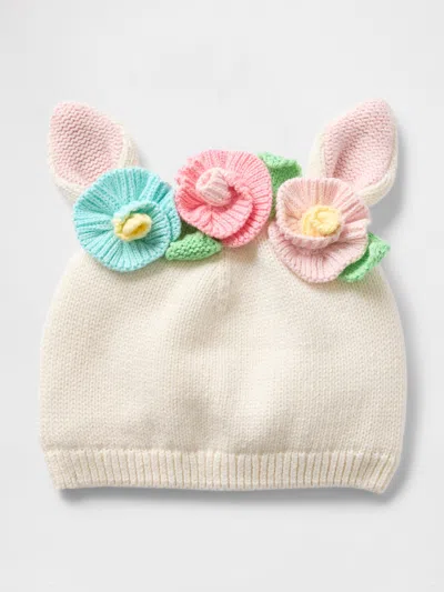 Gap Kids' Baby Animal Beanie In Ivory Frost