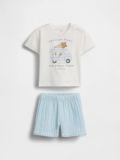 Gap Kids' Baby Brannan Bear Outfit Set In Blue