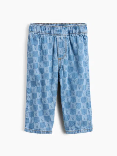 Gap Baby Brannan Bear Pull-on Jeans In Medium Wash Bear