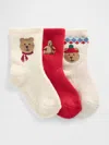 Gap Baby Brannan Bear Socks (3-pack) In Multi