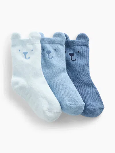 Gap Baby Brannan Bear Socks (3-pack) In Blue