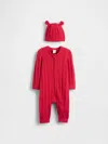 Gap Baby Cable-knit One-piece Outfit Set In Red