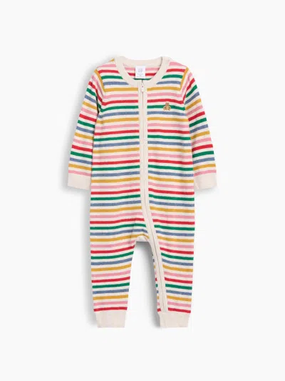 Gap Baby Cashsoft Happy Stripe Sweater One-piece In Multi
