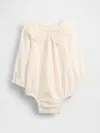 Gap Baby Collared Bubble Bodysuit In Neutral