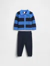 Gap Baby Collared Cardigan Sweater Set In Blue